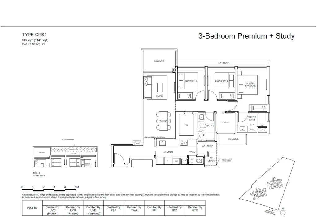 amo residence floor plan 3 bedroom study floorplan_
