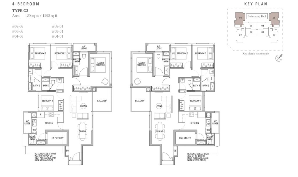 royalhallmark-floorplan-4-bedroom-in-singapore